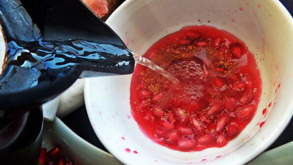 имбирно-гранатовый чай