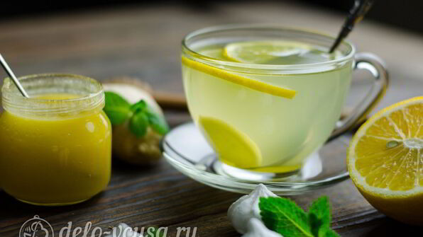 имбирный чай с лимоном