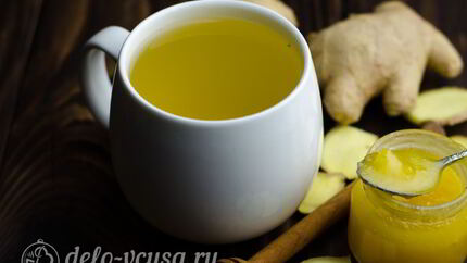 Имбирный чай с медом