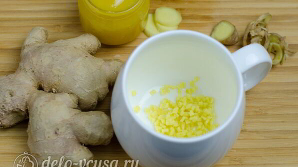 имбирный чай с медом