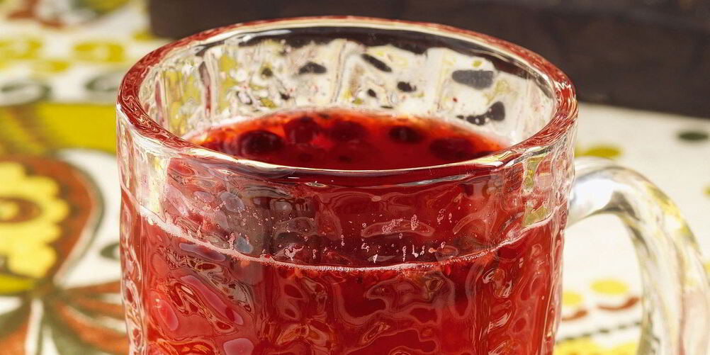 Рецепт клюквенно-малинового чай