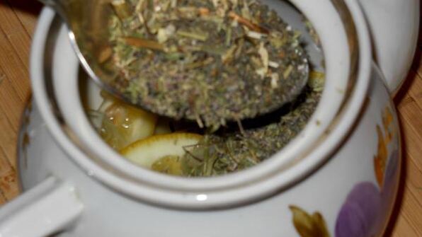 лимонно-мятный чай живая вода