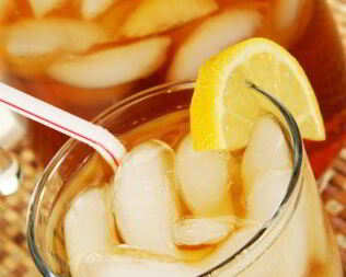 Лимонно-мятный ледяной чай