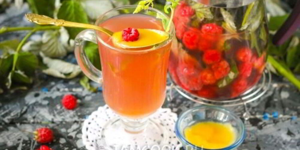 Рецепт малинового чая