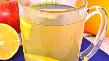 Яблочно-цитрусовый чай с мятой