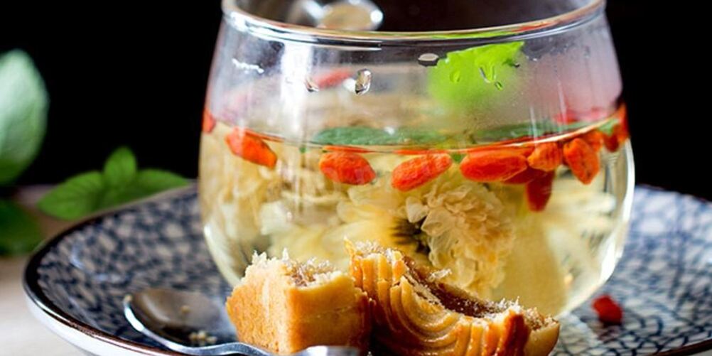 Рецепт зеленого чая с ягодами годжи