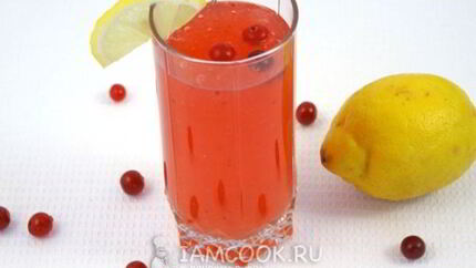 Кисель из клюквы
