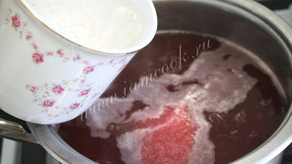 кисель из клюквы