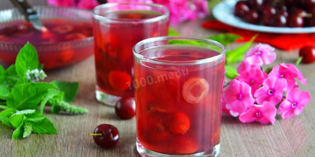 Рецепт киселя из вишни