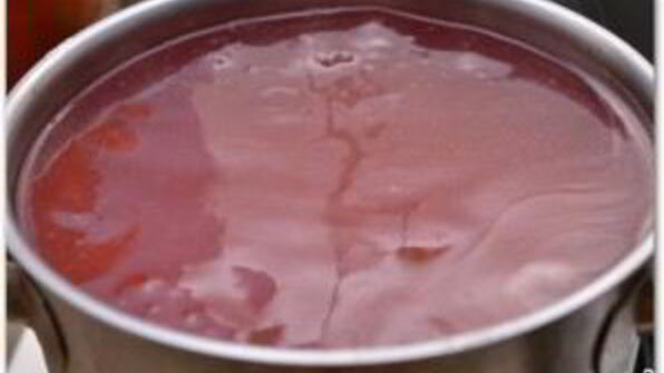 клубничный кисель