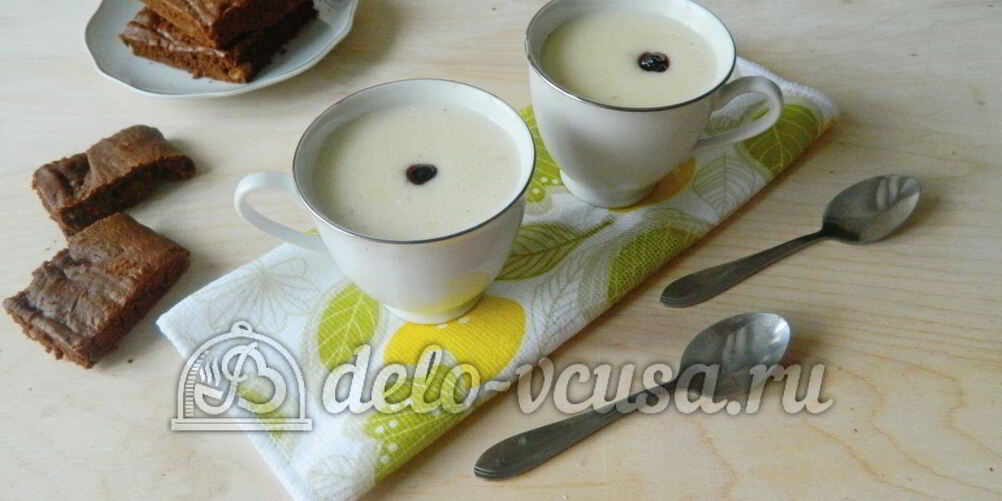 Рецепт молочного киселя