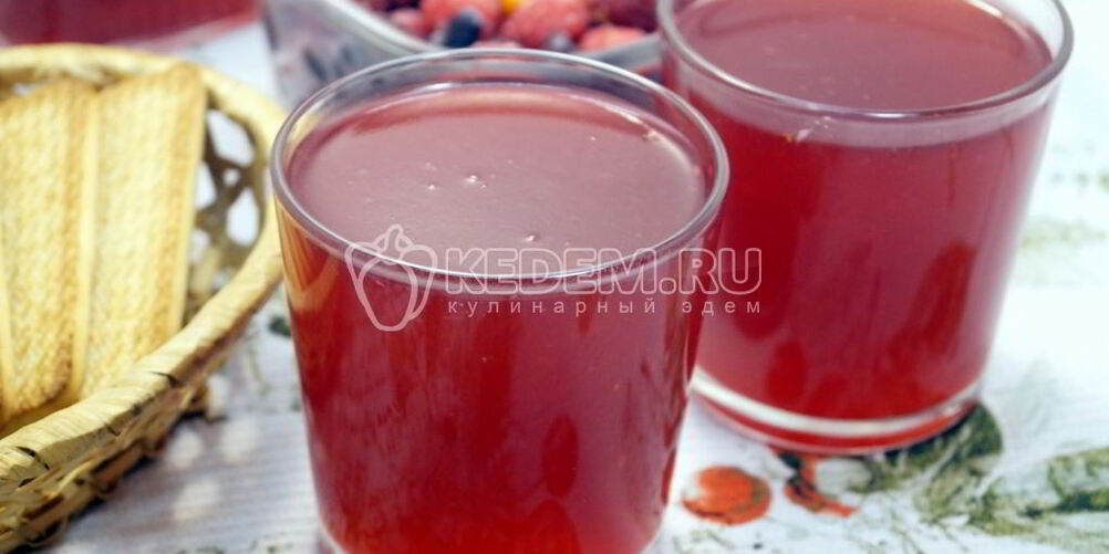 Рецепт ягодного киселя