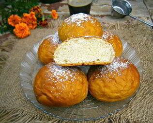 Булочки с кофейной корочкой