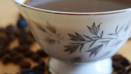 Черничный кофе