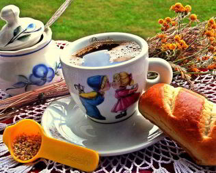 Кофе с кунжутом