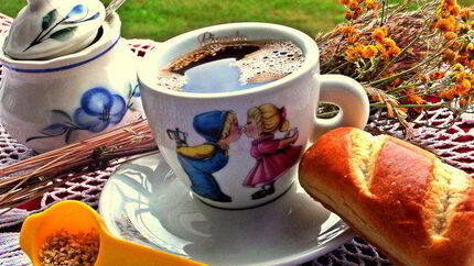 Кофе с кунжутом