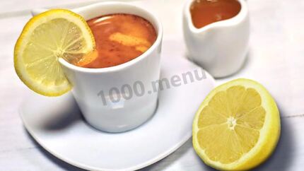 Кофе с лимоном и медом