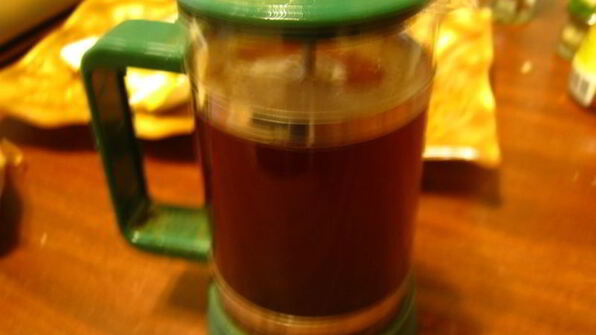 кофе с медом, корицей и лимоном