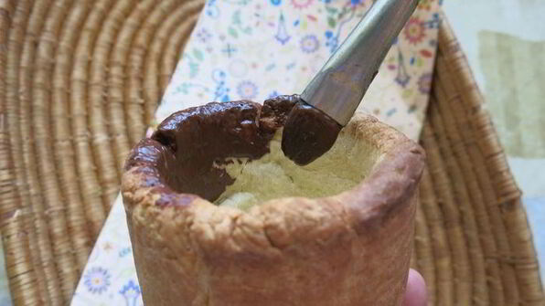 ледяной кофе в песочных штофах палитра