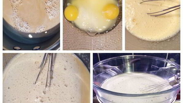 наполеон с горьким шоколадом, кофе и миндальной пастой