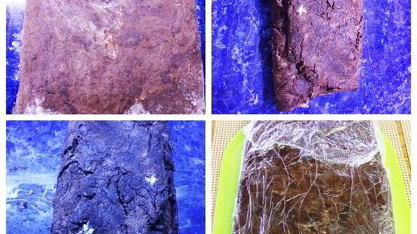 наполеон с горьким шоколадом, кофе и миндальной пастой