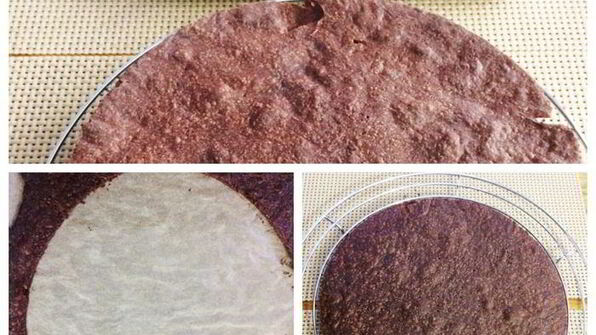 наполеон с горьким шоколадом, кофе и миндальной пастой