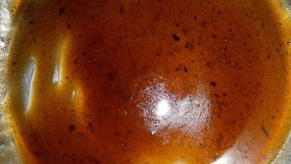 свиные ребрышки с кофейным соусом