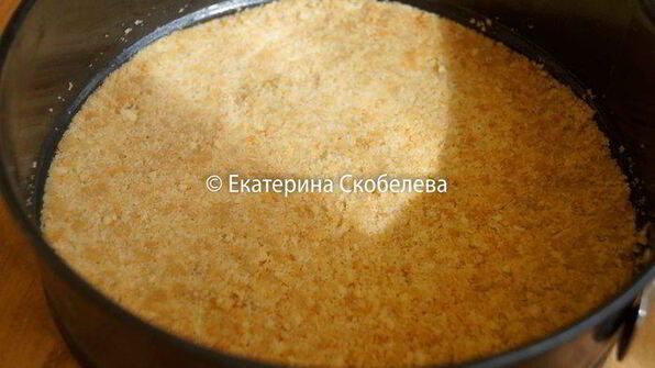 трехслойный кофейно-шоколадный чизкейк