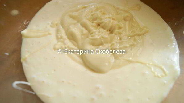 трехслойный кофейно-шоколадный чизкейк