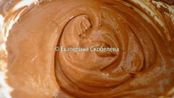 трехслойный кофейно-шоколадный чизкейк