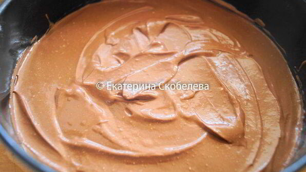 трехслойный кофейно-шоколадный чизкейк