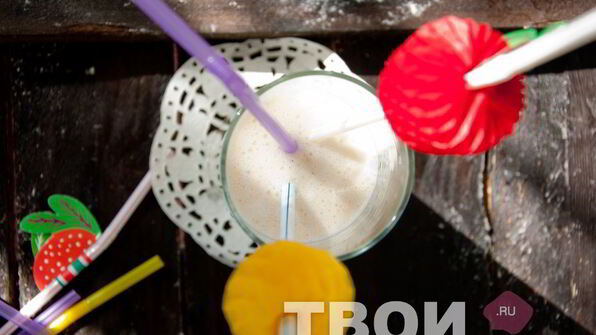 коктейль с бананом