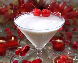 Коктейль с мартини на Новый год