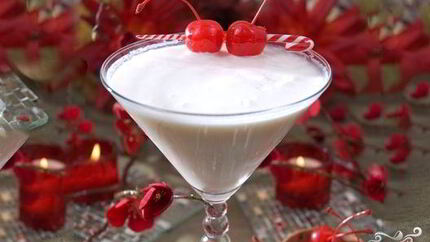 Коктейль с мартини на Новый год