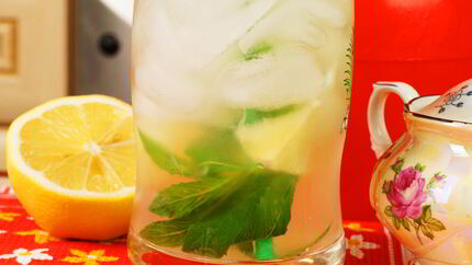 Домашний лимонад с мятой