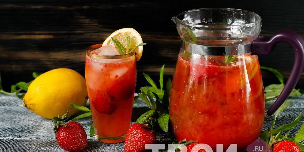 Рецепт клубничного лимонада