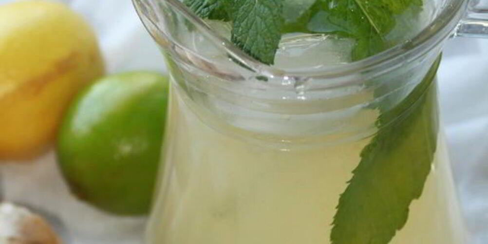 Рецепт лимонно-имбирного прохлаждающий напиток