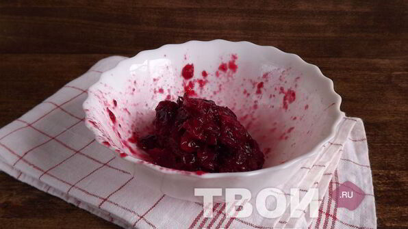 клюквенный морс