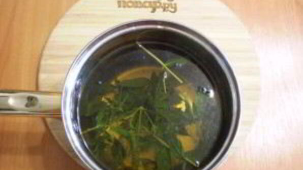 освежающий напиток из мяты