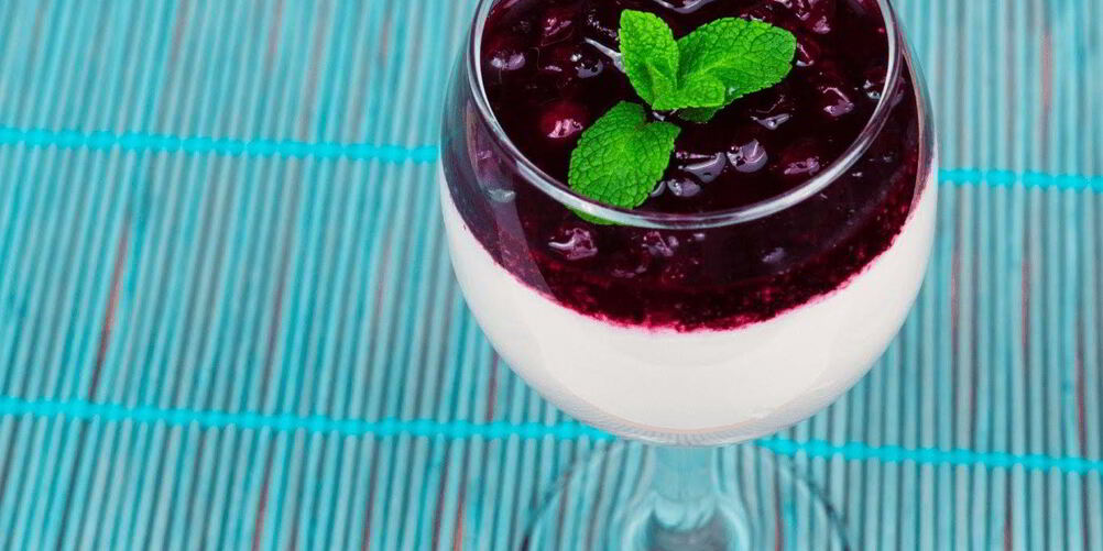 Рецепт панны котта с ягодным сиропом