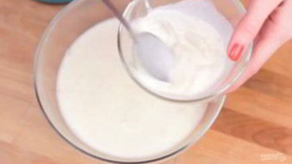 панна котта с ягодным сиропом