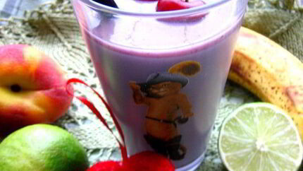 Банановый смузи с лаймом