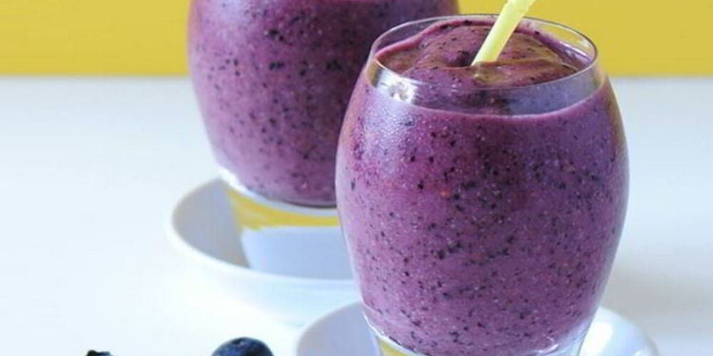 Рецепт чернично-грушевого смузи