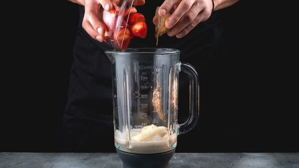 клубничный смузи-боул