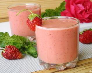 Клубничный смузи