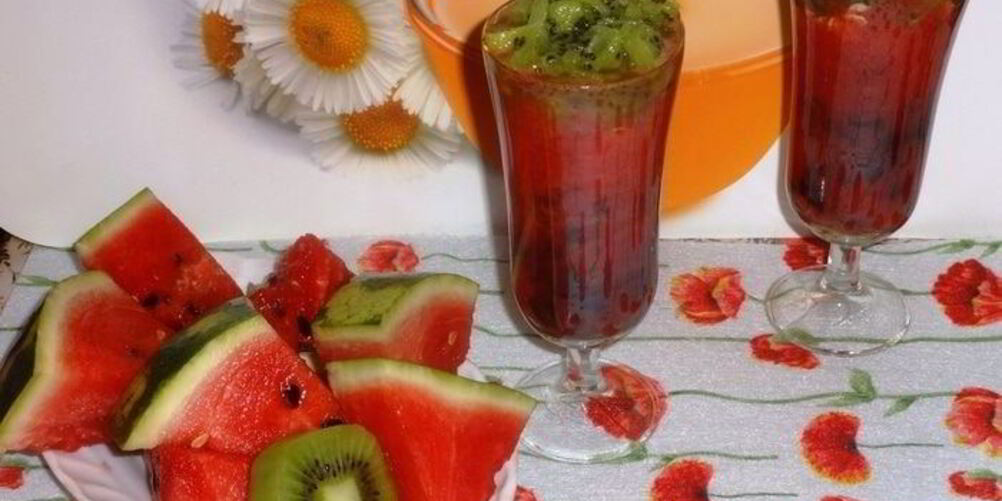 Рецепт смузей арбузная долька