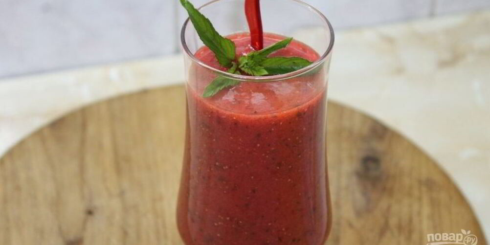 Рецепт смузей из клубники