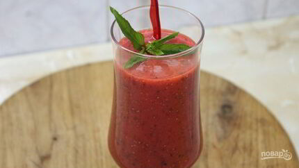 Смузи из клубники