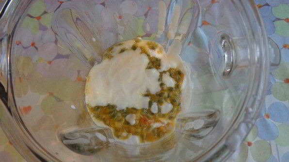 смузи маракуйя-банан-кокос