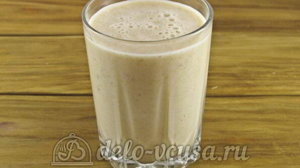 смузи на кефире с бананом и мандарином